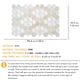 image 8 of NOVECRAFTO 3D Honeycomb Wall Panels Beige/Cream/Caramel – Glitter Tile Effect – Set of 6 PVC Sheets – 3.72m² (40.26sqft) – Kitchen & Bathroom Cladding