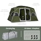 image 8 of Outsunny Camping Tent, Family Tent 4-8 Person 2 Room Easy Set Up