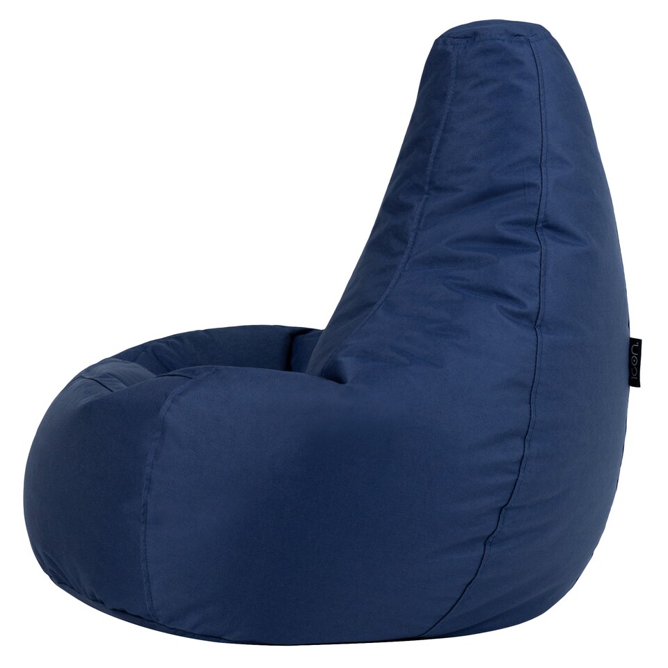 image 1 of icon Kids Recliner Beanbag Indoor and Outdoor Navy Blue Set of 2