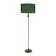 image 1 of ValueLights Maggie Black Candlestick Floor Lamp Green Shade | Green