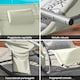 image 7 of SoBuy OGS28-MIX2,Set of 2 Outdoor Garden Rocking Sun Lounger Recliner Relaxing Chair