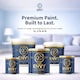 image 9 of ENVY All-in-One Paint - High Coverage Multi Surface Paint for Walls, Wood & Furniture  - Black Night - 1L - Matt