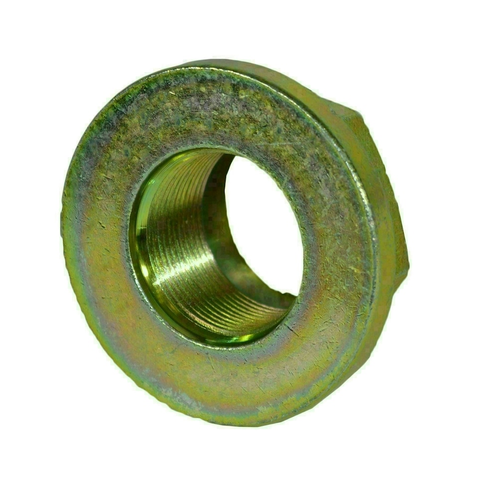 image 1 of Trailer Hub Axle Nuts M30 30mm Flange Nut One Shot for Ifor Williams Trailers