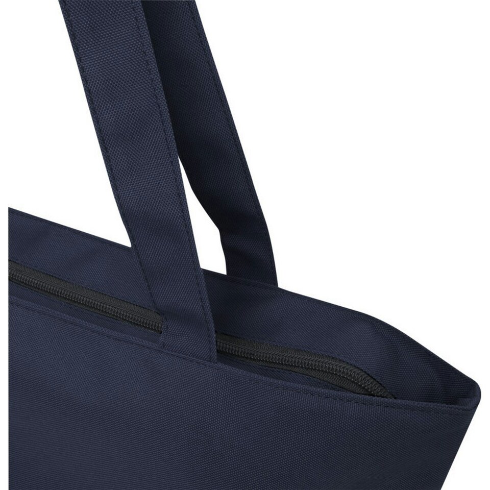 image 1 of Panama Recycled Zipped 20L Tote Bag - Navy - One Size | Blue