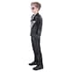 image 3 of Grease T-Birds Black Leather Look Jacket Boys Fancy Dress Halloween Costume Tween - Age 12+
