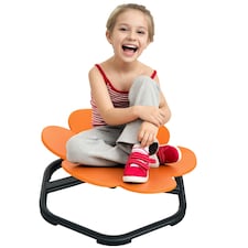 AIYAPLAY Sensory Spinning Chair for Kids, for Balance, Coordination, Orange