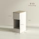 image 3 of HOMCOM Bedside Tables Set of 2, Nightstands for Bedroom, Living Room, White