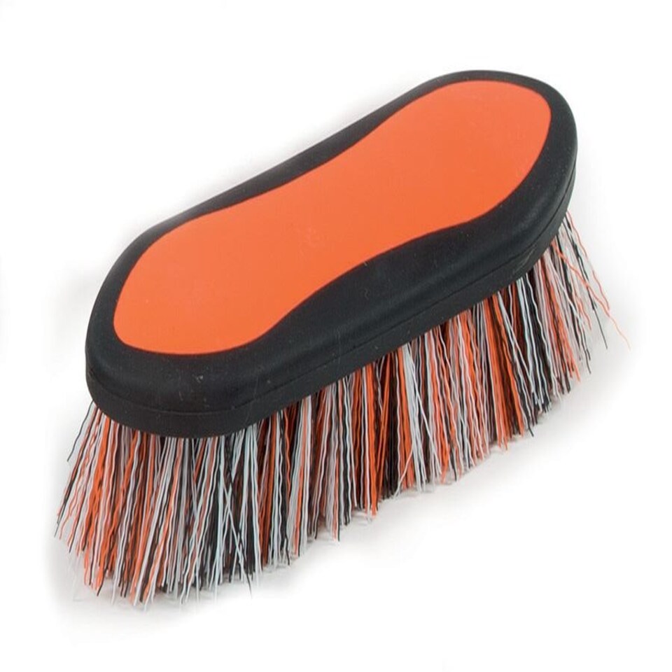 image 1 of Shires Ezi-Groom Dandy Brush Orange | Large