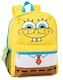image 2 of SpongeBob SquarePants Backpack Set | Kids 4 Piece Multicoloured Rucksack Bundle with School Bag, Pencil Case, Lunch Bag & Water Bottle | Sponge Bob, Patrick & Gary Matching Set | Back to School Gifts | Multi | Multicoloured
