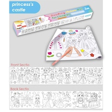Princess's Castle Design Painting Paper Roll