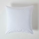 image 5 of Homescapes Terry Towelling Waterproof Pillow Protectors - 80 x 80 cm - Pack of 4 White