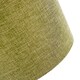image 3 of Contemporary Olive Green Plain Linen Fabric 10 Drum Lamp Shade 60w Maximum | Green