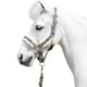 image 2 of Coldstream Langlee Luxury Horse Headcollar and Leadrope - Grey - Full