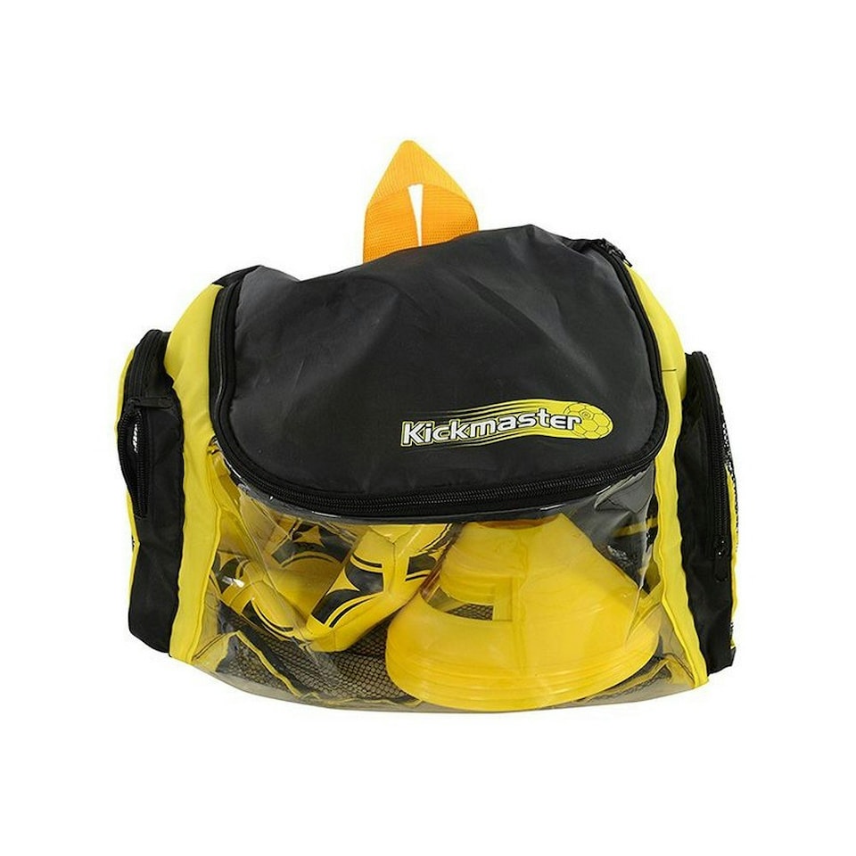 image 1 of Kickmaster Football Training Set - Yellow/Black - One Size | Yellow | One Size