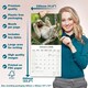 image 6 of Sloths 2026 Calendar | Square Wall Calendar | Animal Gift | Plastic Free Packaging | by Avonside Publishing