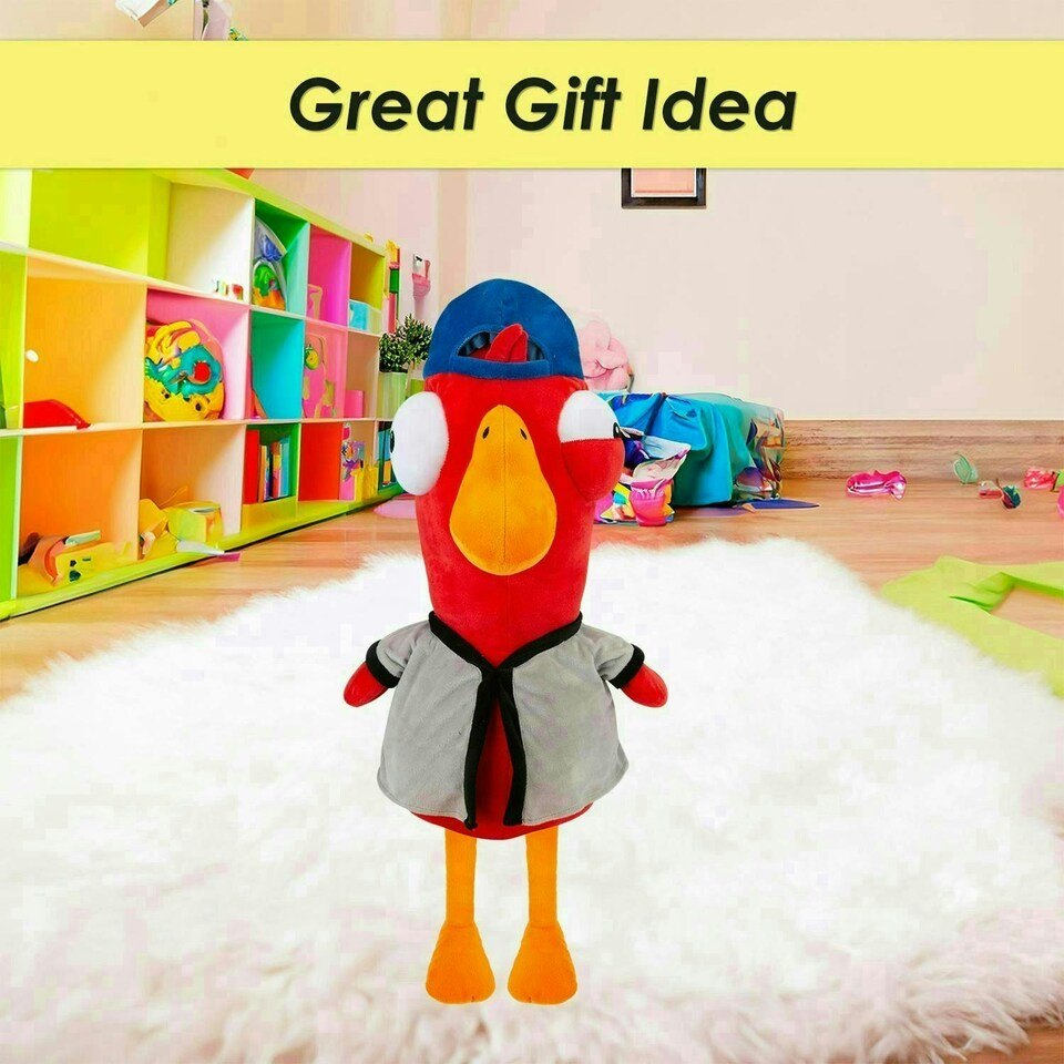 image 1 of Baseball Goose Goose Duck Soft Toy Cute Plushie Huggable Cuddly 52cm Red