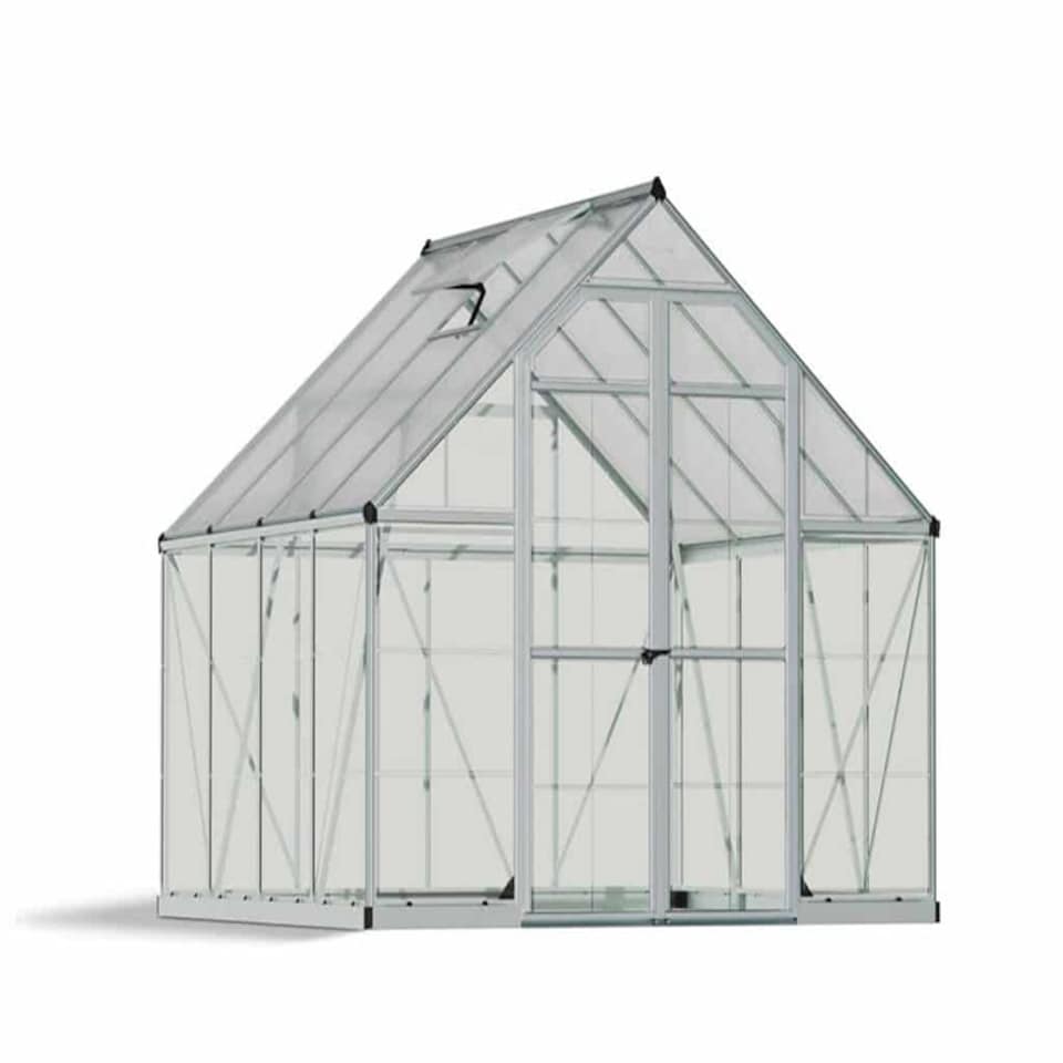 image 1 of Greenhouse Balance 8 x 8 - Polycarbonate - L247 x W244 x H229 cm - Silver