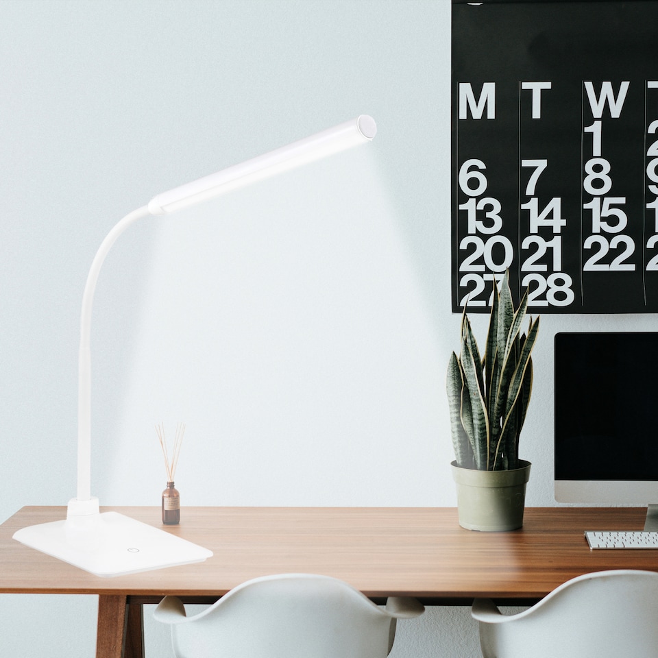 image 1 of PURElite LED Hobby Table Light - Flexible LED Table & Desk Lamp, Mains Operated with 4 Brightness Settings for Reading & Crafts