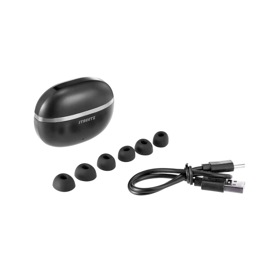 image 1 of Streetz T235 True Wireless Earbuds - Black