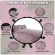 image 2 of VELVETIO Empire Damask Printed Duvet Cover Set Reversible Polycotton Beddings Pink | Double