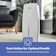 image 3 of GEEPAS  2-in-1 Digital Air Purifier & Humidifier | White