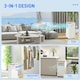 image 4 of HOMCOM 9000 BTU Portable Air Conditioner 4 Modes LED Display Timer