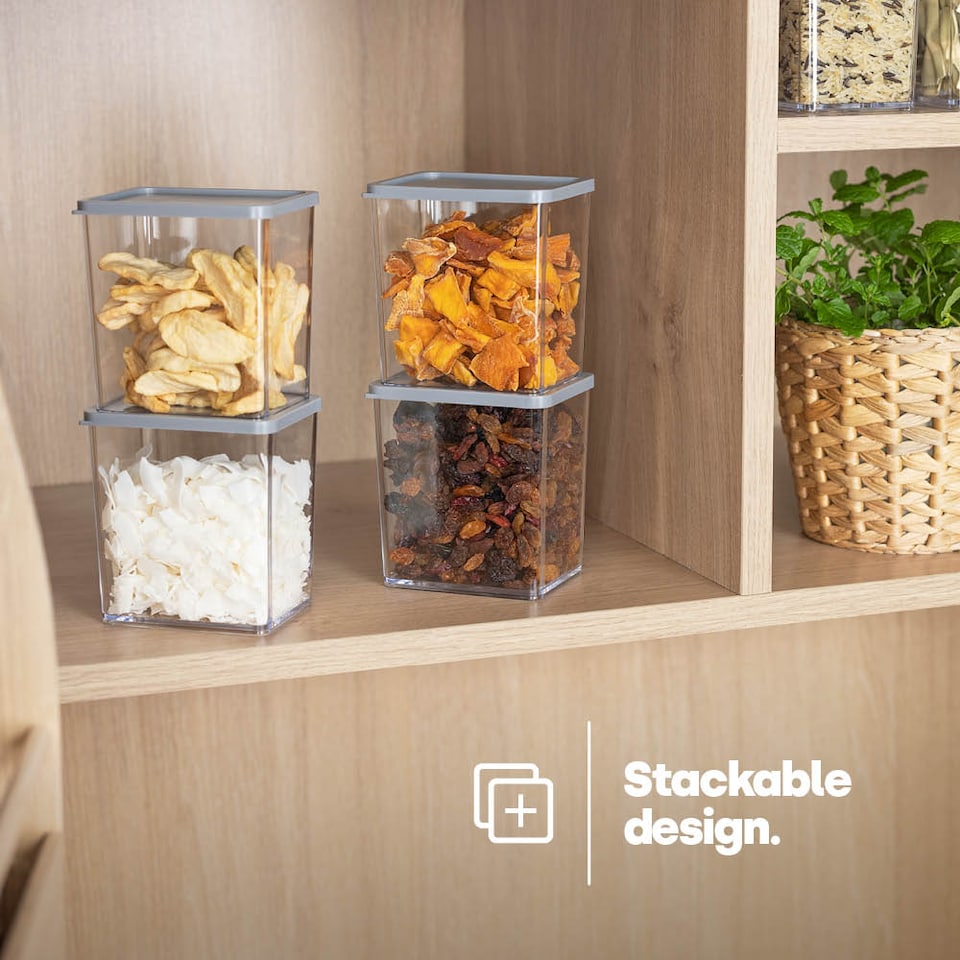 image 1 of Airtight Pantry Medium Containers Set of 2