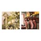 image 1 of Hallmark 25499882 Gallery Christmas Card Pack"Stockings and Trees" - 10 Cards, 2 Designs