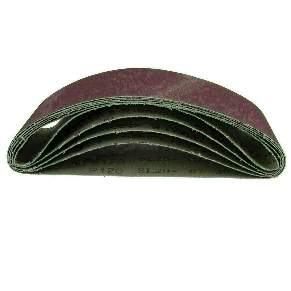 image 1 of 457mm x 75mm Mixed Grit Durable Abrasive Sanding Power File Belts Sander 10pk