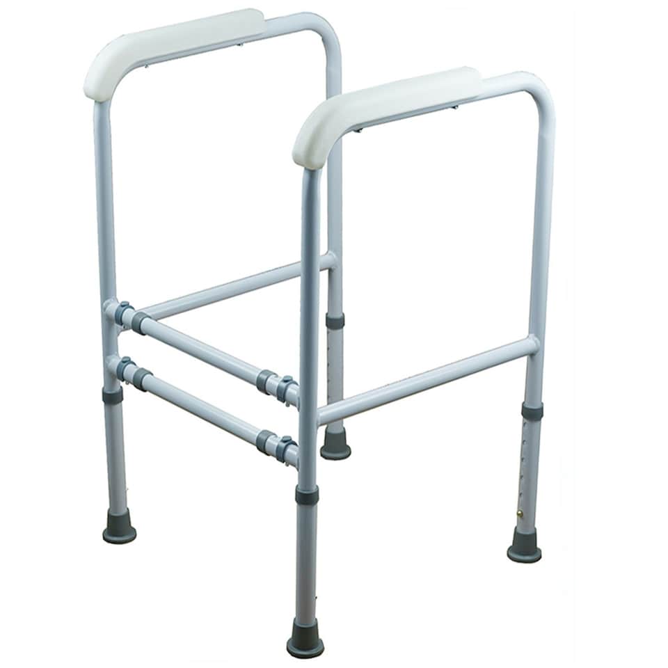 image 1 of Toilet Frame Support Standing Aid Safety Grab Handle Adjustable Elderly Disabled