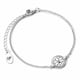 image 1 of Harry Potter Sterling Silver Time Turner Charm Bracelet