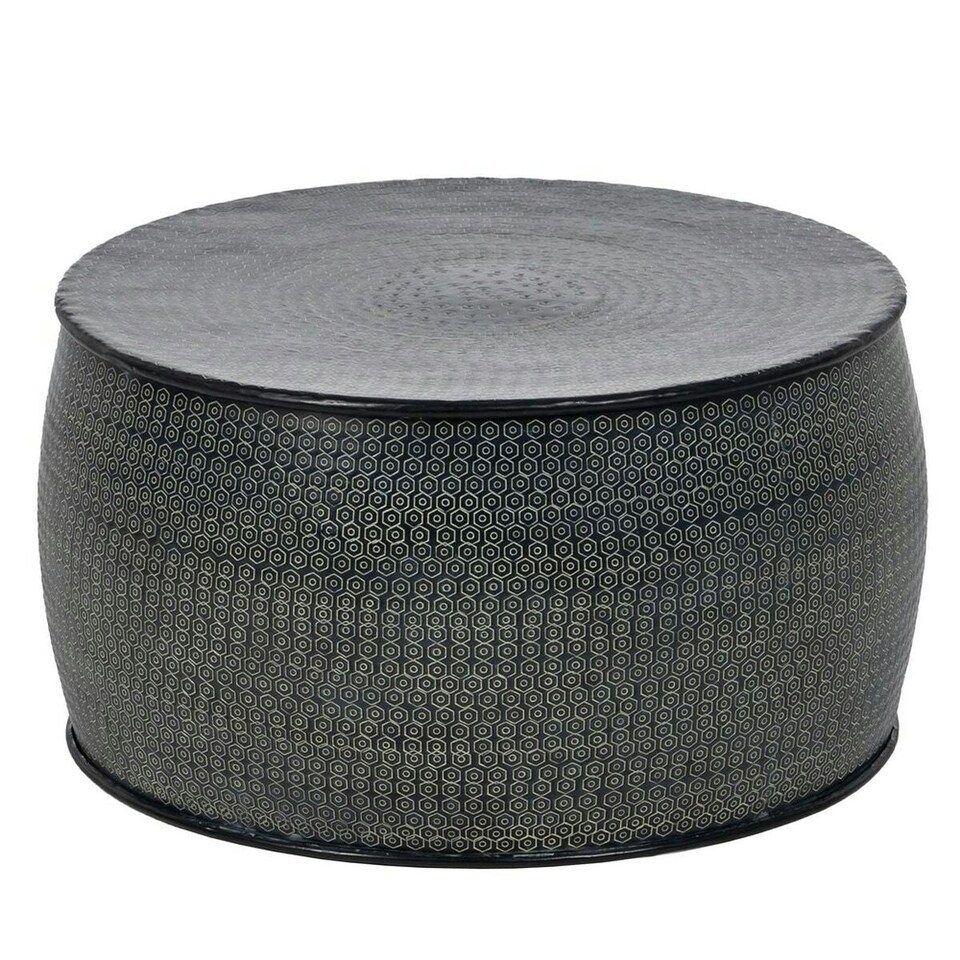 image 1 of Side table 66 x 66 x 34,5 cm Black Aluminium (3 Units) N/A