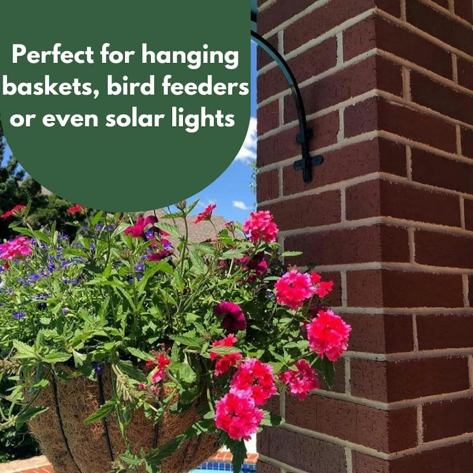 image 1 of Marco Paul Black 11" Hanging Basket Hook