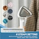 image 4 of HOMCOM Upright Garment Clothes Steamer w/ 6 Steam Setting 1.7L Water Tank