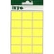 image 3 of Pack of 60 Yellow Labels 19x25mm