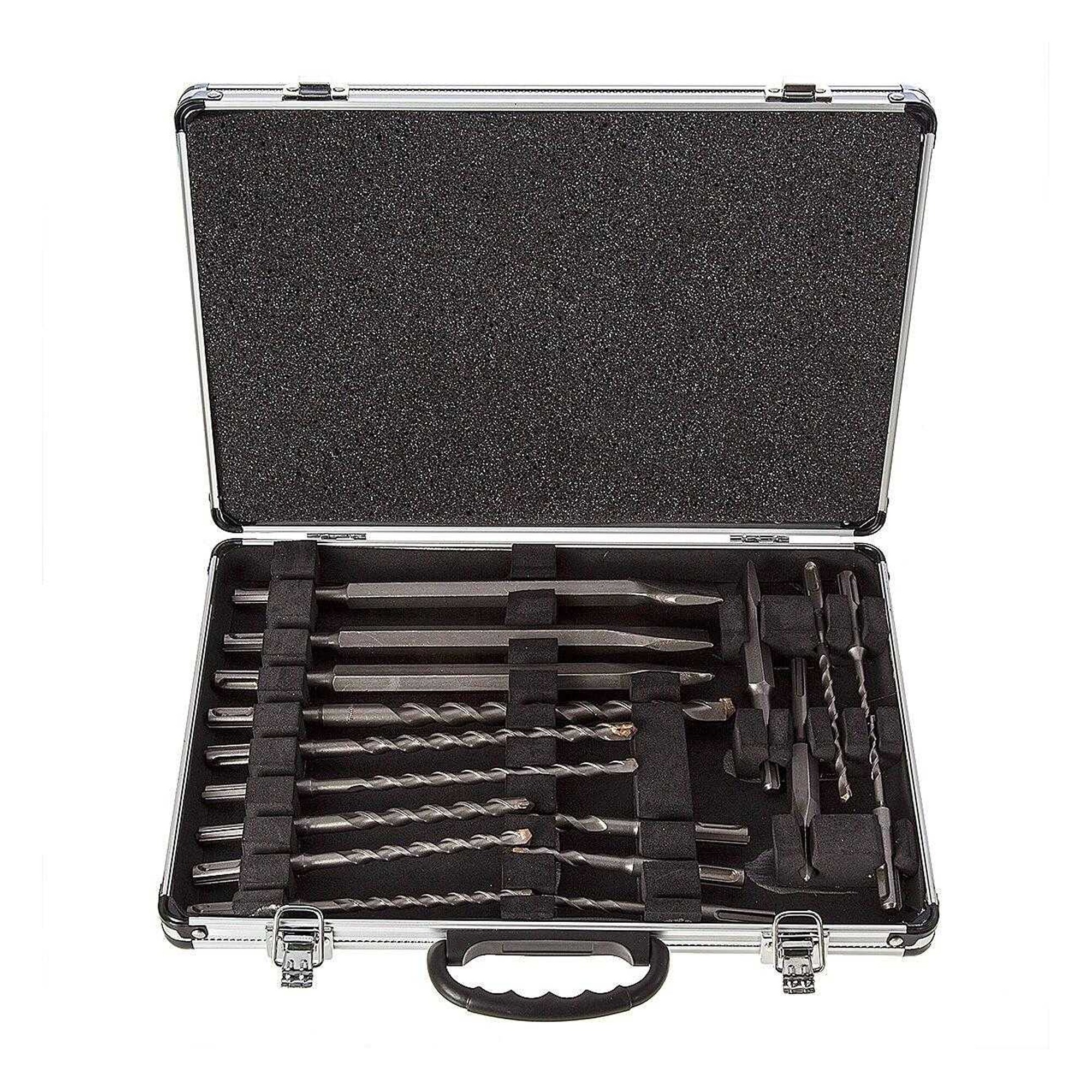 Makita SDS Drill Bit Set (Pack of 17) Black Black One Size 1