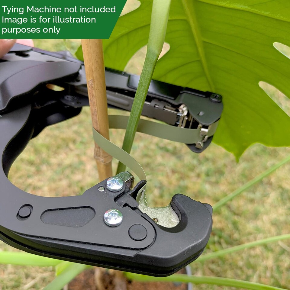 image 1 of Elixir Gardens Clear Plant Tying Machine Refill Tapes (23m Roll)  Plant, Shrub & Vine Support x 4