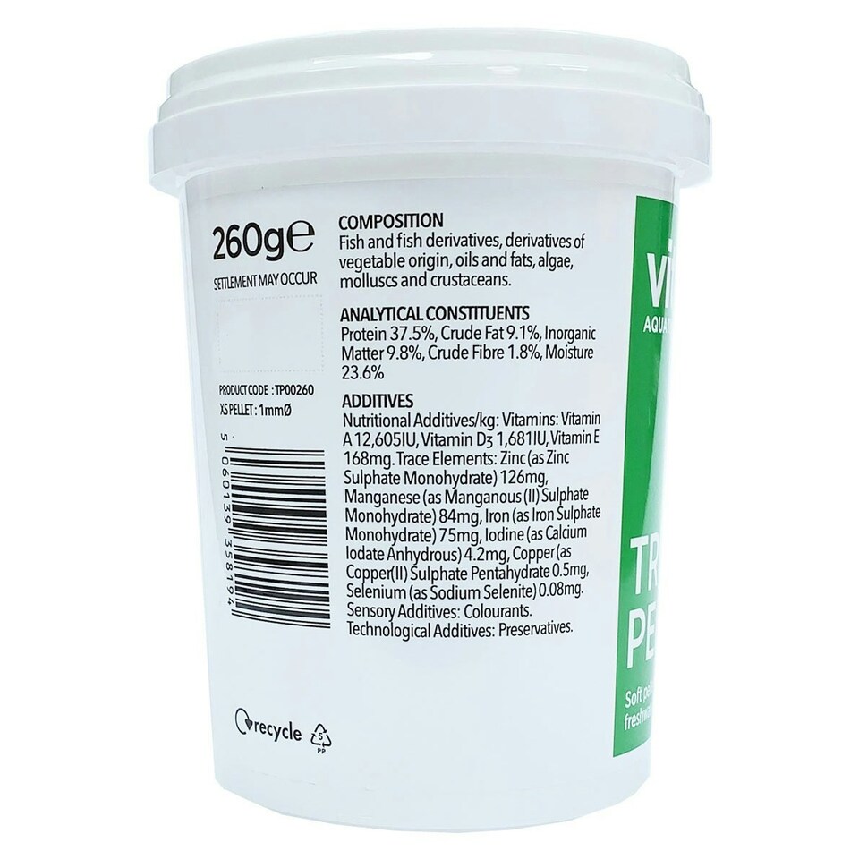 image 1 of Vitalis Tropical Pellets XS N/A