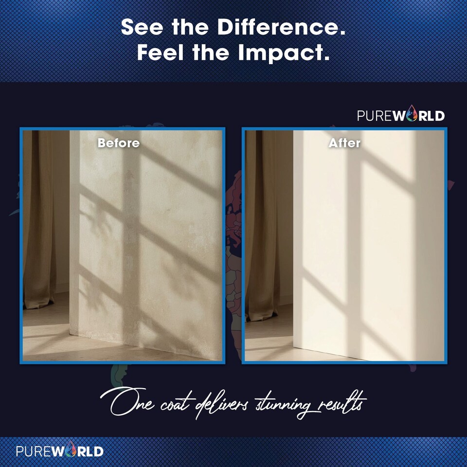 image 1 of PUREWORLD All-in-One Paint & Primer - Multi-Surface Interior & Exterior, Walls & Wood - Light Brown - 5L - Matt