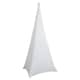 image 1 of 3-Side DJ Speaker Stand Cover with Loop - White, Pack of 1