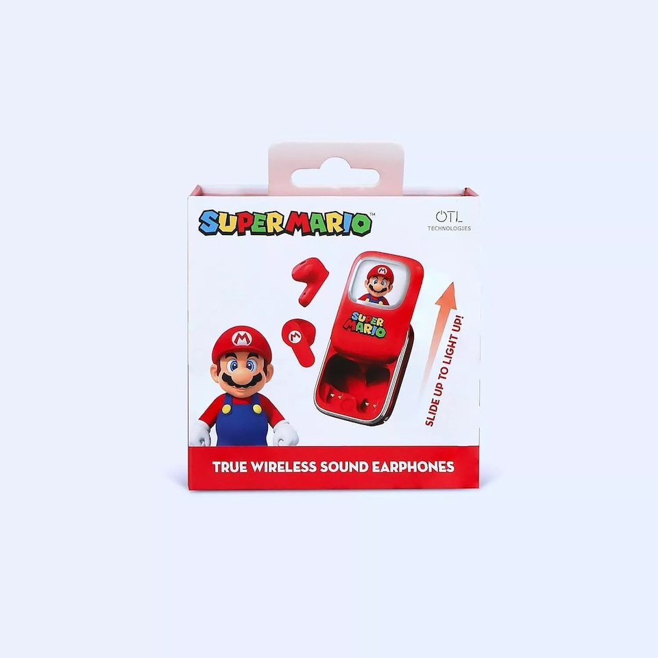 image 1 of Super Mario Slide Open TWS Earphones | Red