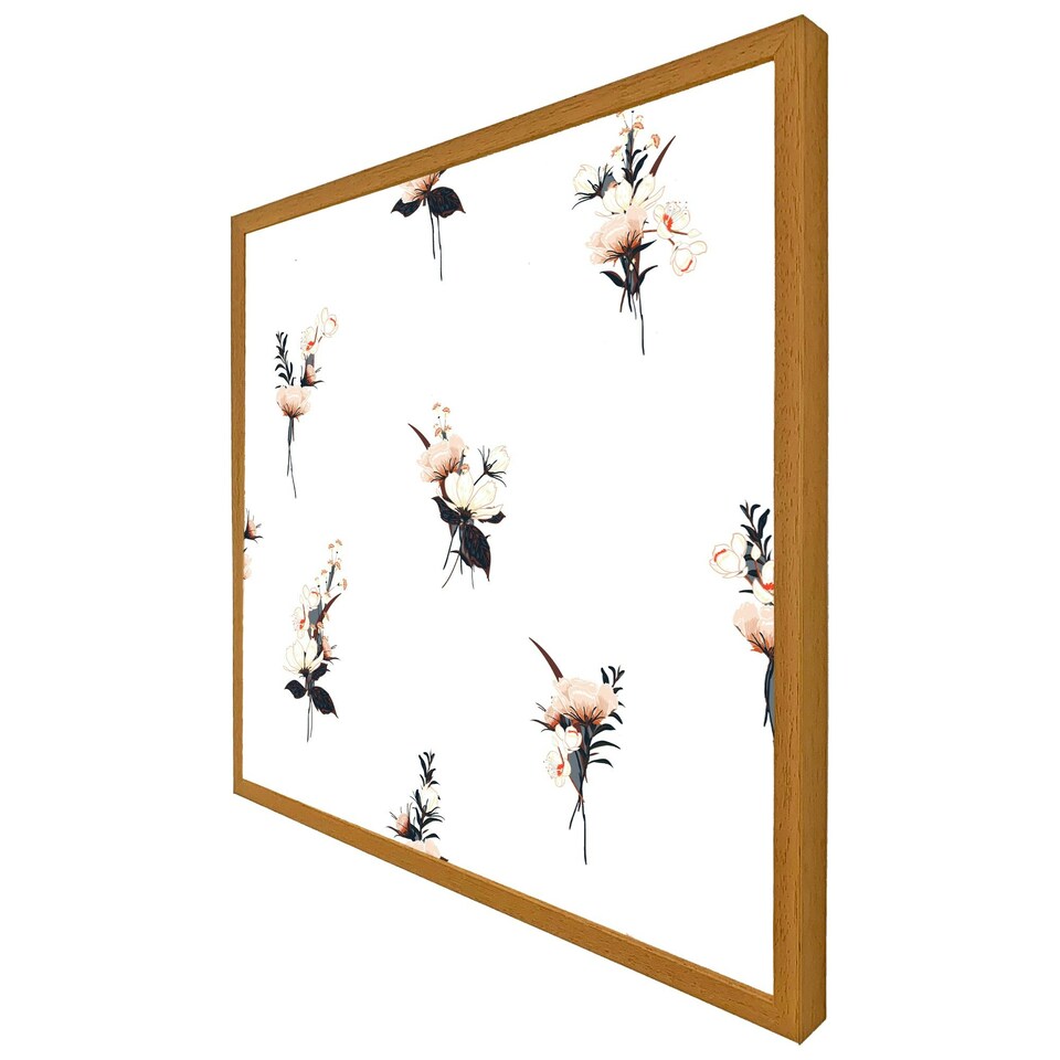 image 1 of Flower bunches (Picture Frame) Brown | Oak | S