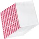 image 3 of Pack of 25 A4 Side Opening Red Strip Delux Punched Pockets