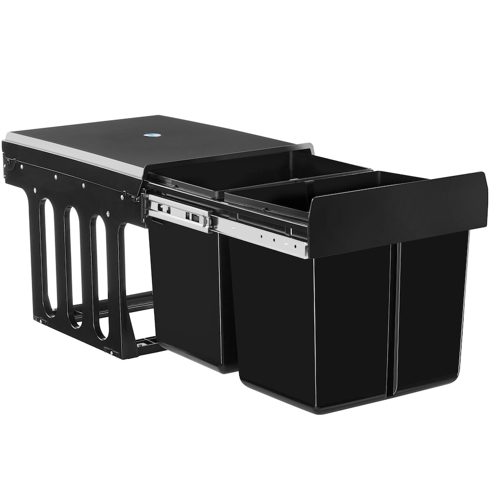 image 1 of waste collector Ashlyn, 2-way separation, 30L, telescopic rails