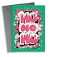image 1 of Arty Ho Ho Ho Christmas Card