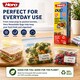 image 2 of Hero Resealable Food & Freezer Bags Duo Pack 40 Pack – 20 Small & 20 Medium Reusable Ziplock Food Storage Bags