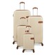 image 3 of IT Luggage Clarify Creme 4pc Suitcase Set with TSA Lock Cream