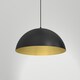image 6 of Milagro Pendant Lamp Beta Black/Gold 1XE27 45cm