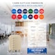 image 3 of 55x35x25cm Air France & KLM Maximum Size Cabin Carry On - Lightweight 4 Wheel ABS Hard Case Cabin Carry On Hand Luggage 35+ Airline Approved Cream | Champagne | Cabin Bag