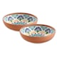 image 1 of Rio Medallion Melamine Low Bowls - Set of 2 | Multi